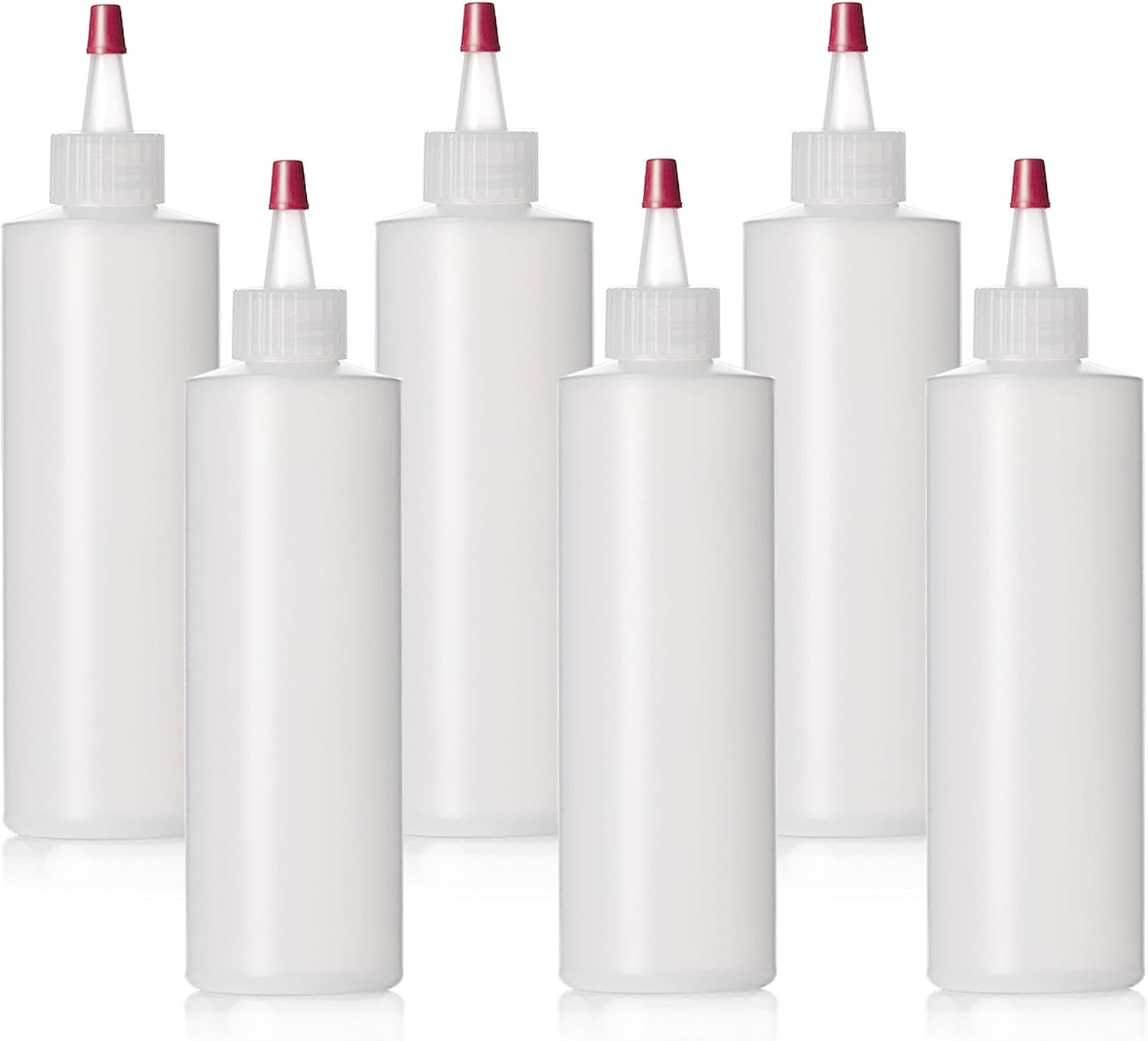 ljdeals 8 oz Squeeze Bottles Pack of 6