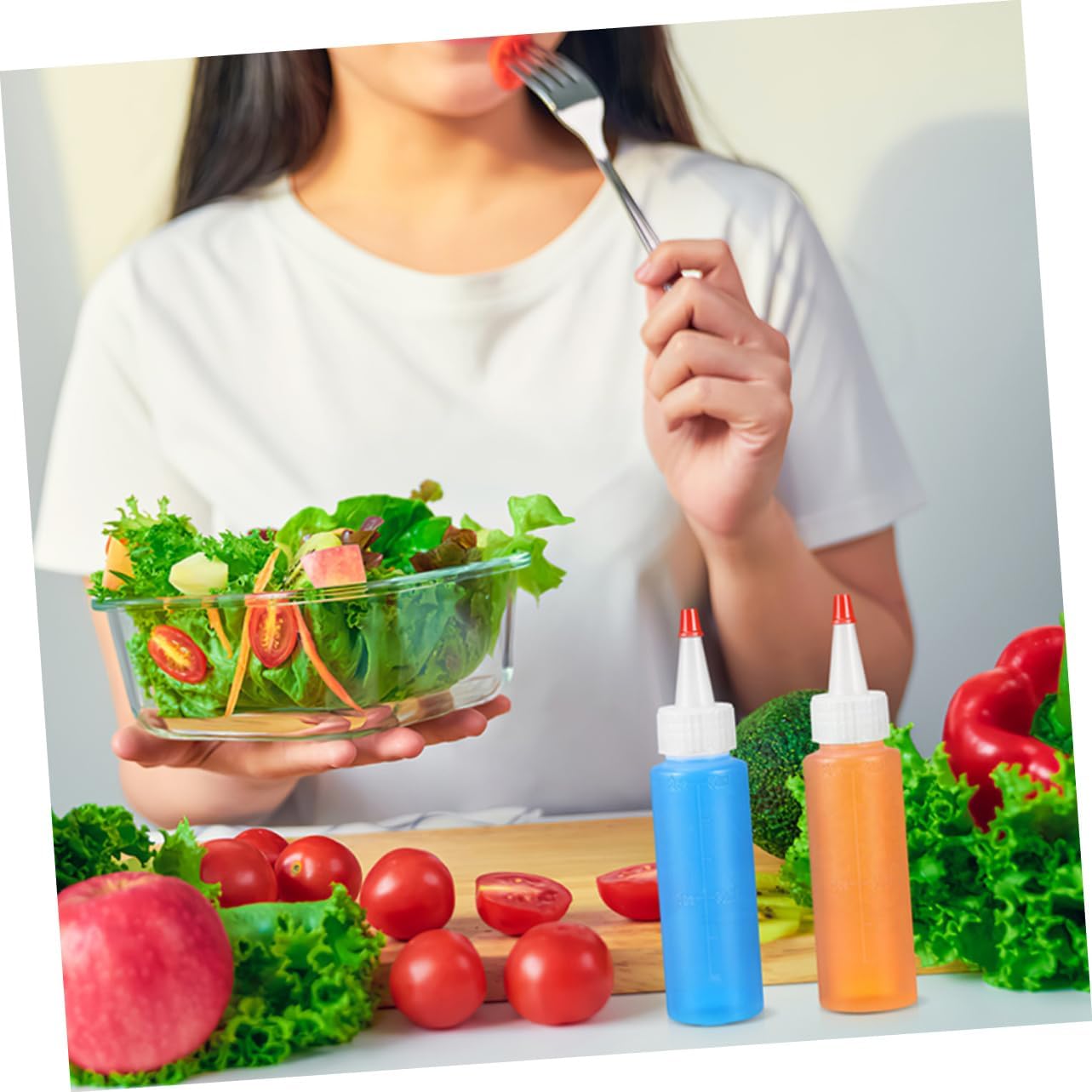 PRETYZOOM 2oz Tomato Sauce Squeeze Bottles