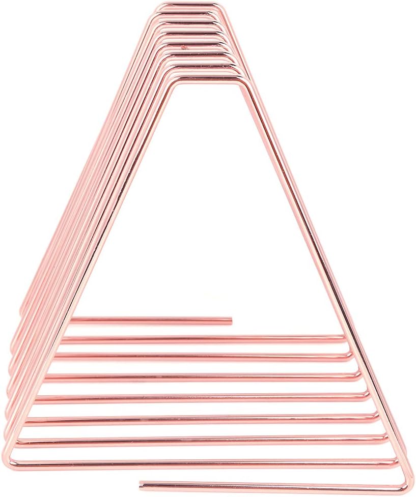 Gsycle Adjustable Bookends with Organizer Holder for Home Office Rose Gold