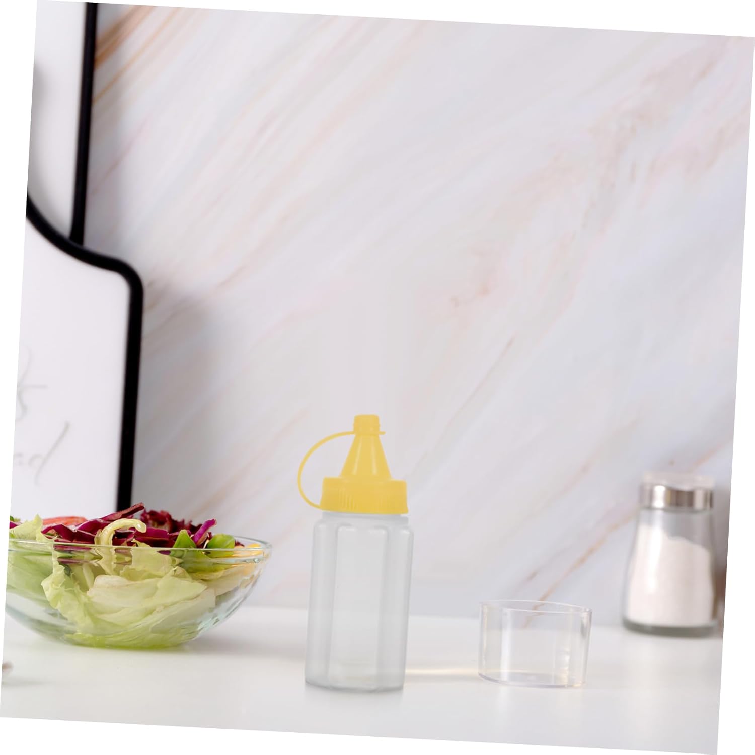 OKUMEYR 12 Pcs Mini Condiment Squeeze Bottles