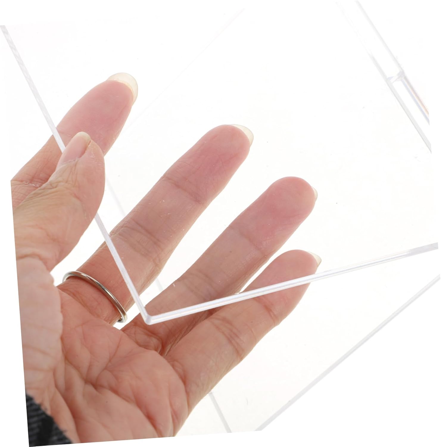 Elegant Acrylic Book Stand for Reading and Display