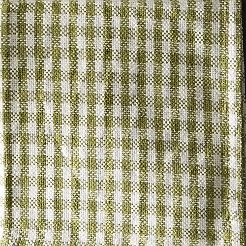 DII Heavy Duty Dish Cloths 4 Pack Cotton 13x13 Gingham Check