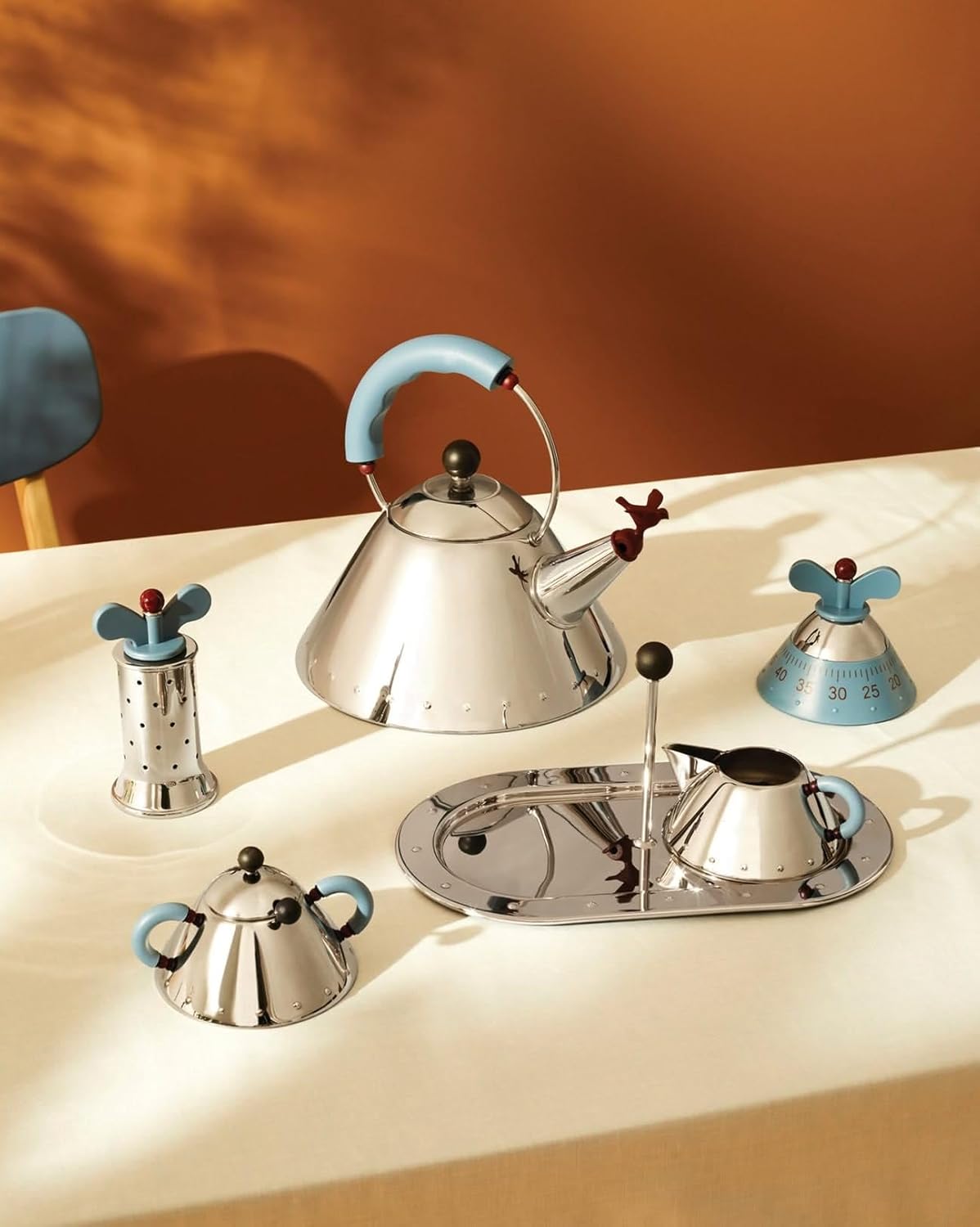 Alessi Michael Graves Salt Castor - White 1