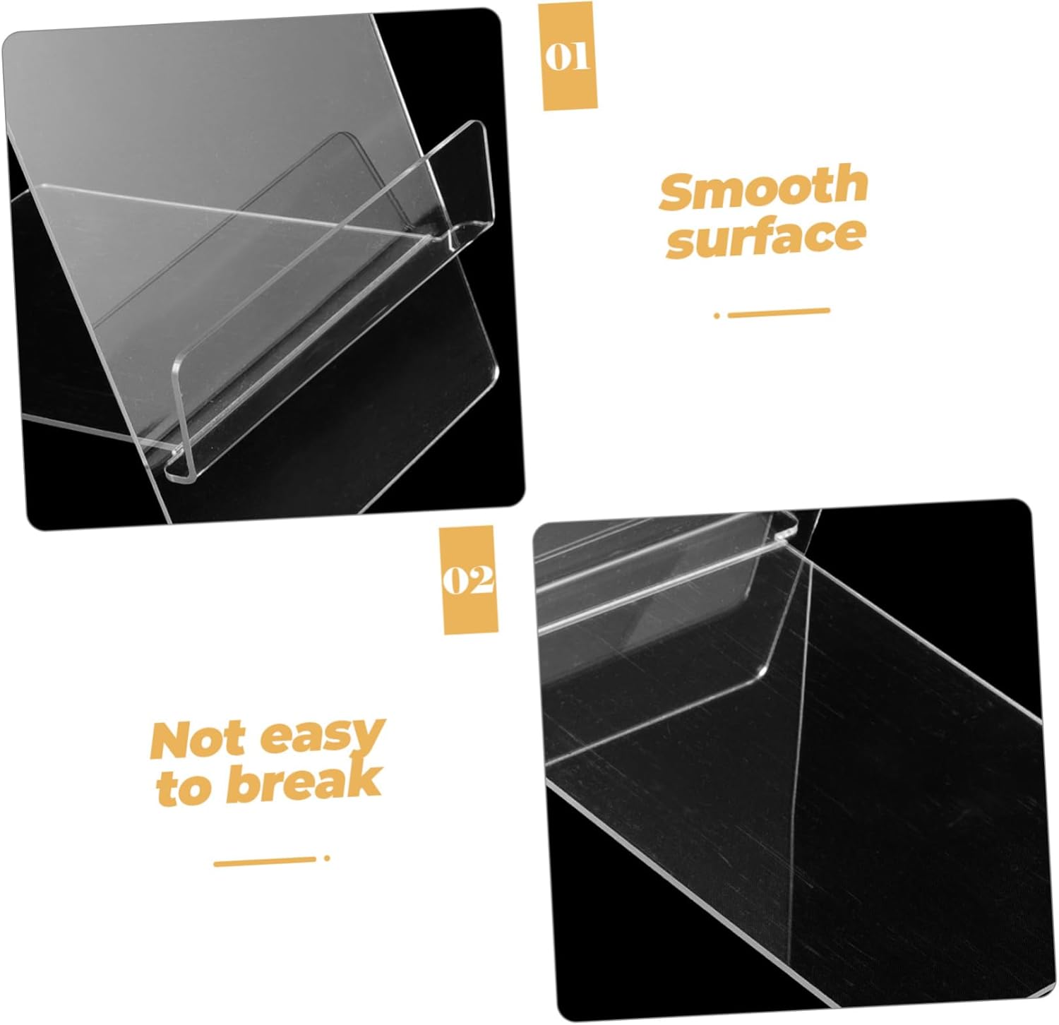 Zerodeko Practical Acrylic Reading Stand for Kitchen and Home