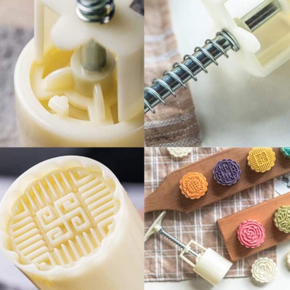 Ochine Moon Cake Mold DIY Cookie Stamps Baking Tool
