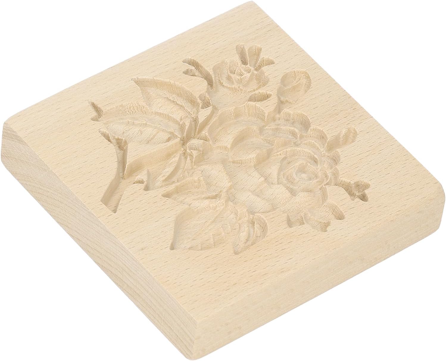 Beechwood Cookie Press Stamp for Baking and Crafting