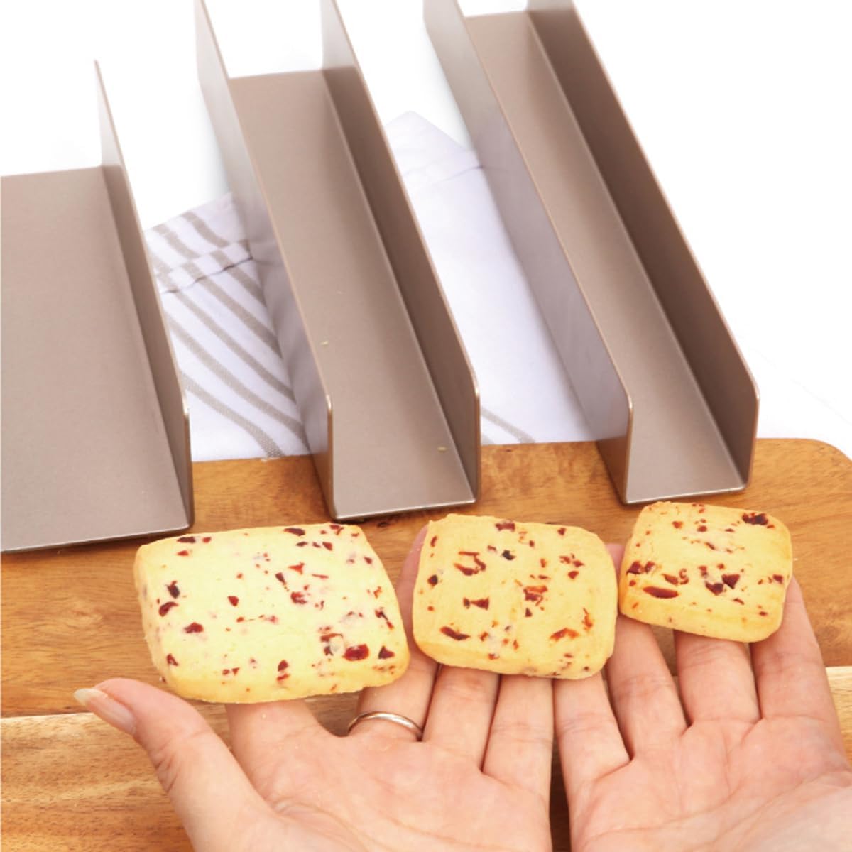 Luxshiny U Shape Stainless Steel Cookie Cutters