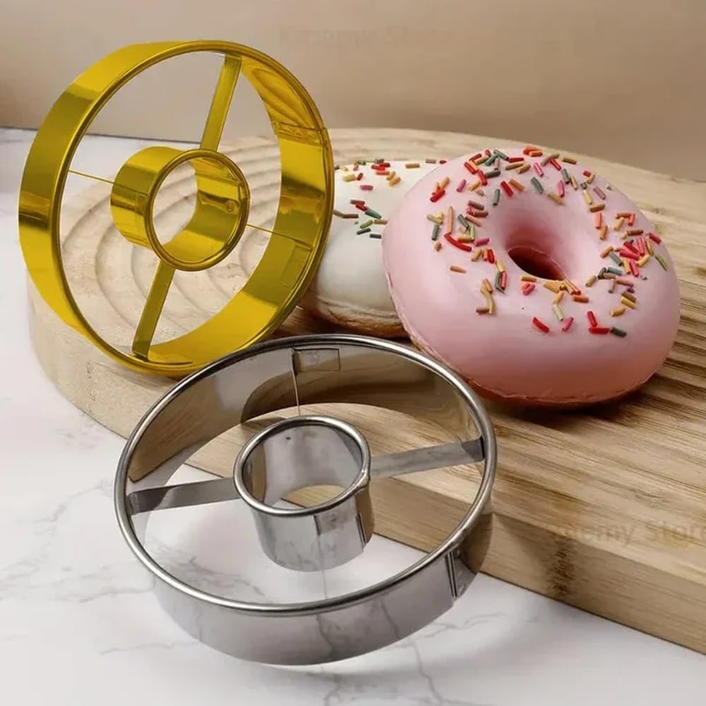 Stainless Steel Donut Mould for Baking Mini Donuts and Cookies