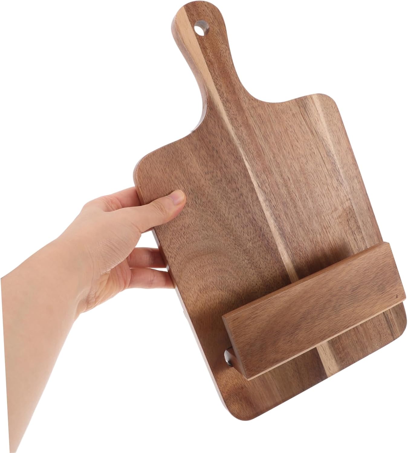 OKUMEYR Wooden Recipe Stand Wall-Mount Kitchen Holder