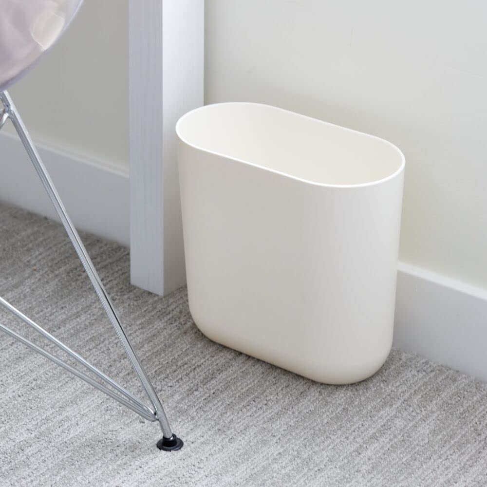 iDesign Recycled Plastic Waste Basket Coconut 10625 x 55 x 975