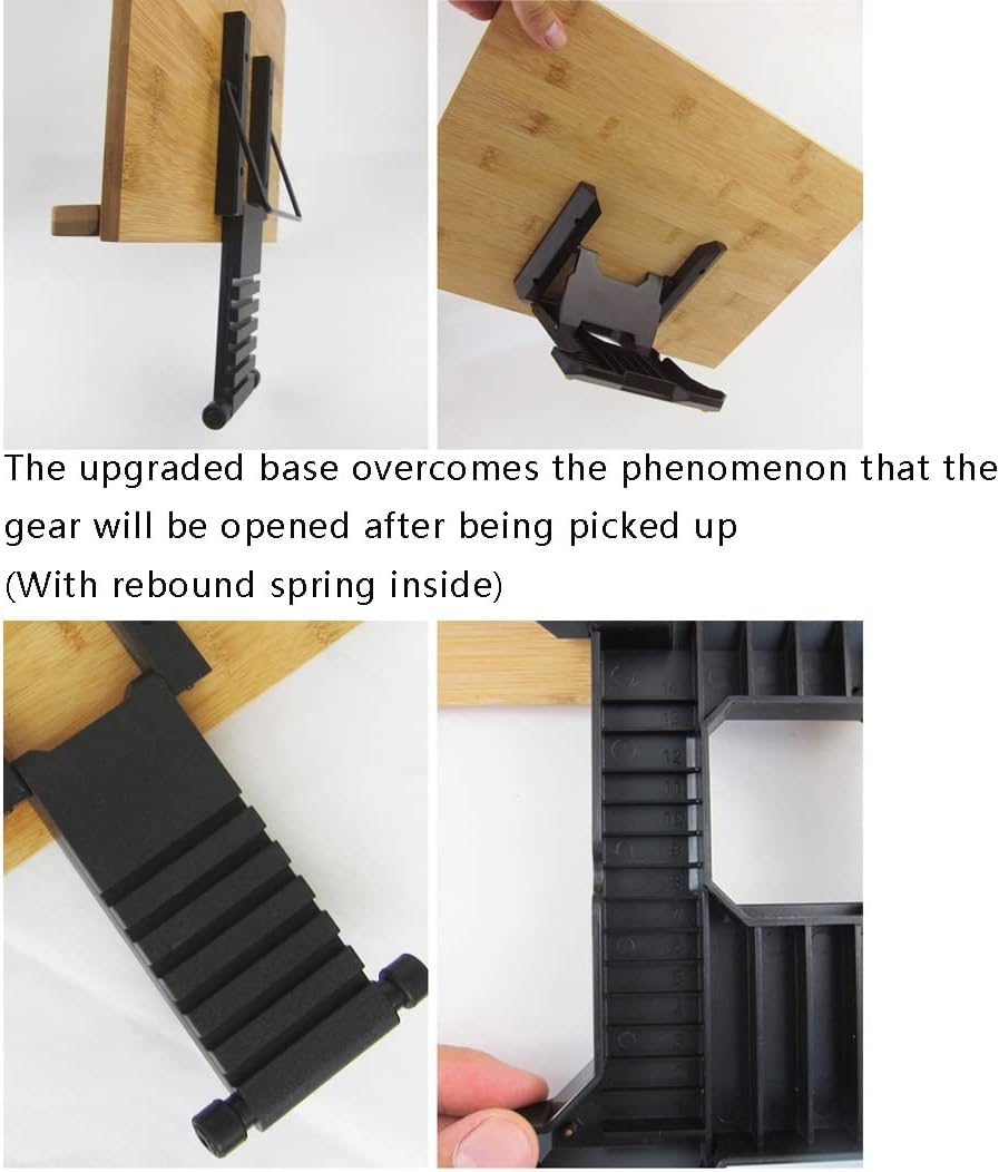 Adjustable Foldable Cookbook Stand for Home Office Reading