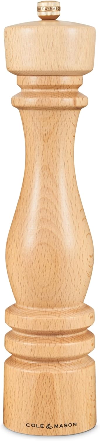 Cole Mason London Spice Mill - 11 Table Pepper Grinder with Carbon Steel Mechanism