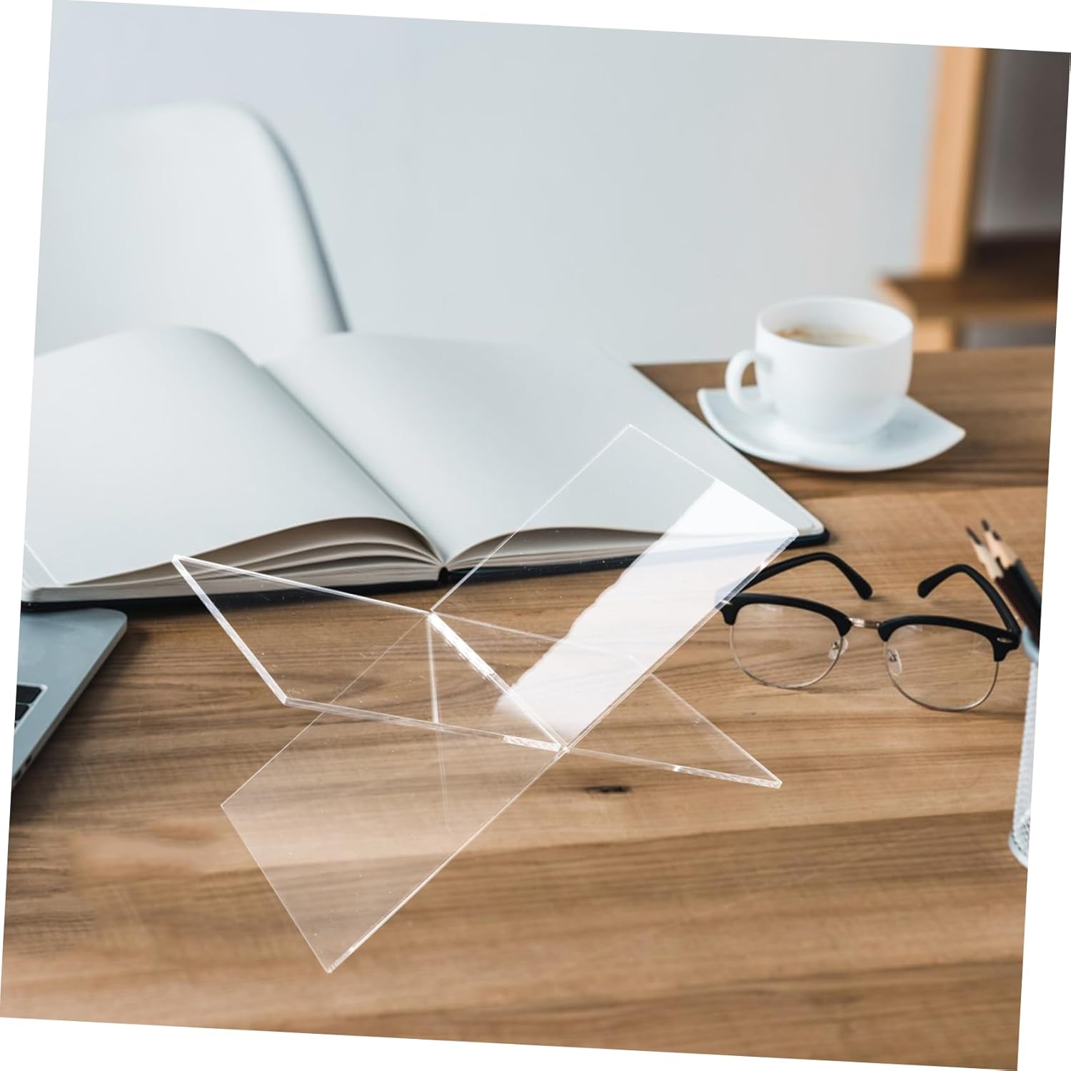 DIYEAH 1 Set Acrylic Cookbook Display Stand