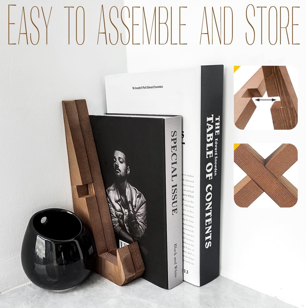 YY YEARCHY Cookbook Stand Holder with X Design