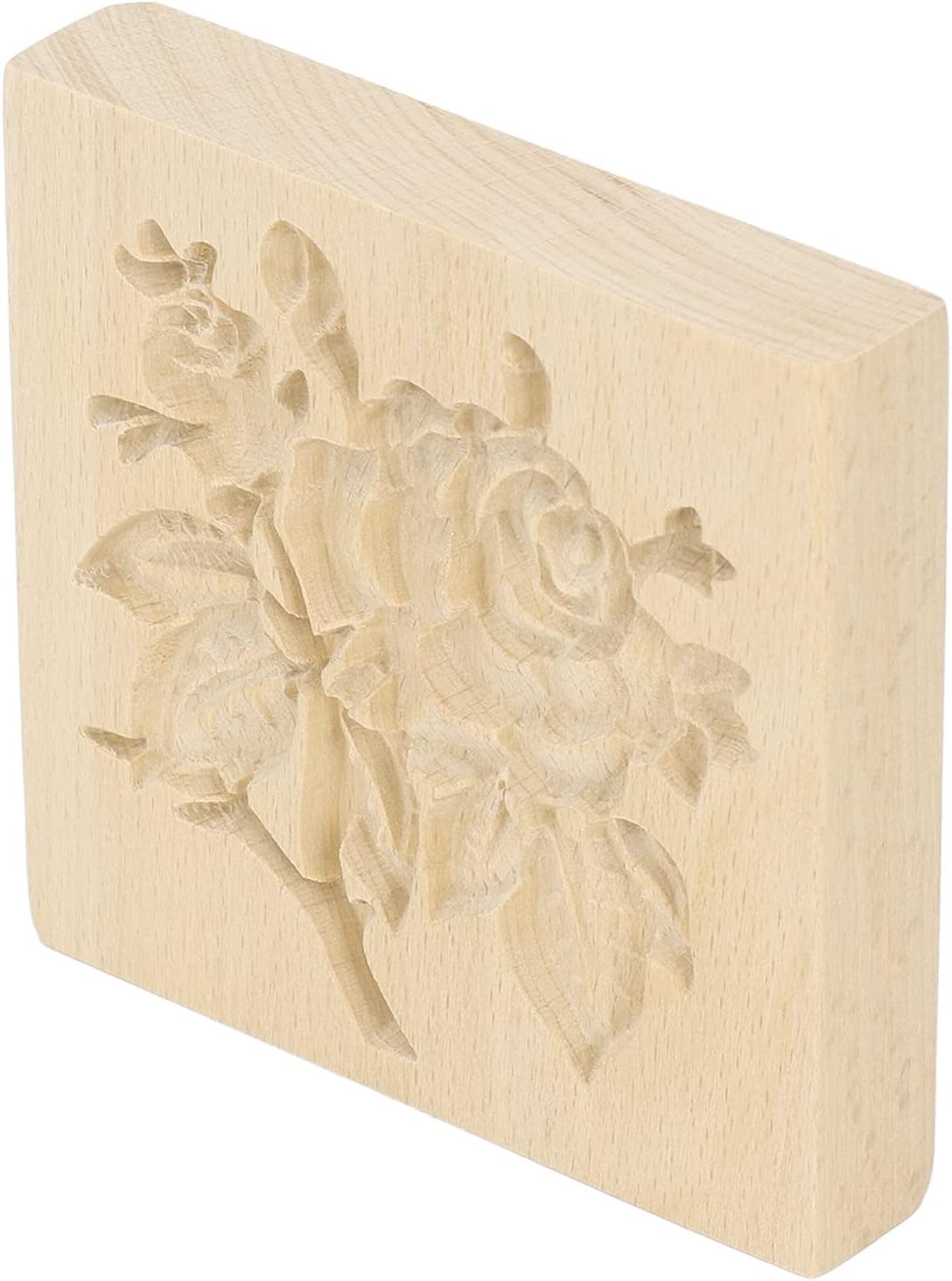 Beechwood Cookie Press Stamp for Baking and Crafting