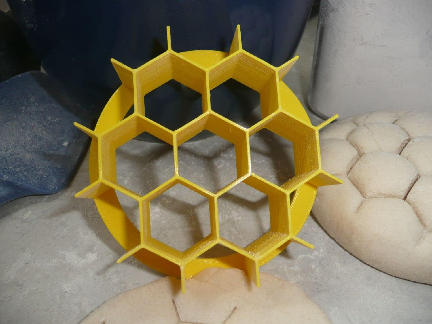 YNGLLC HONEYCOMB CONCHA COOKIE CUTTERS Set of 2 Made in USA