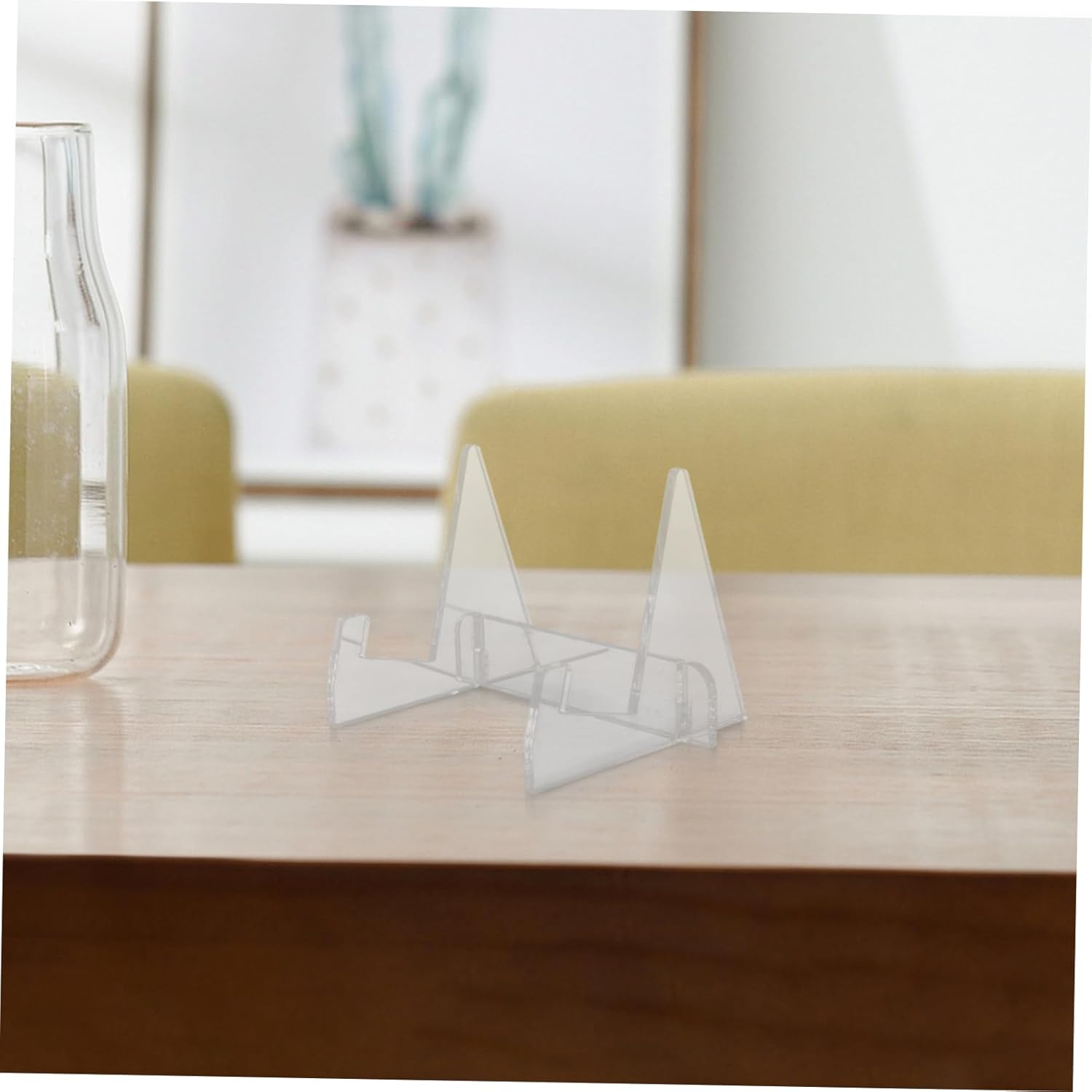 Adjustable Acrylic Bookstand for Cooking Books CDs and More