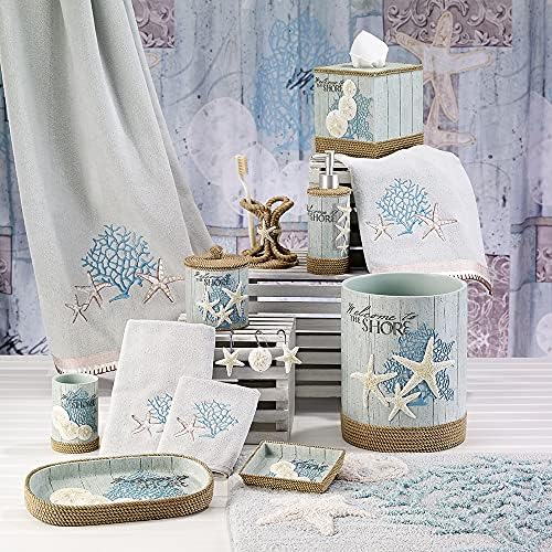 Avanti Linens - Decorative Beachcomber Trash Can