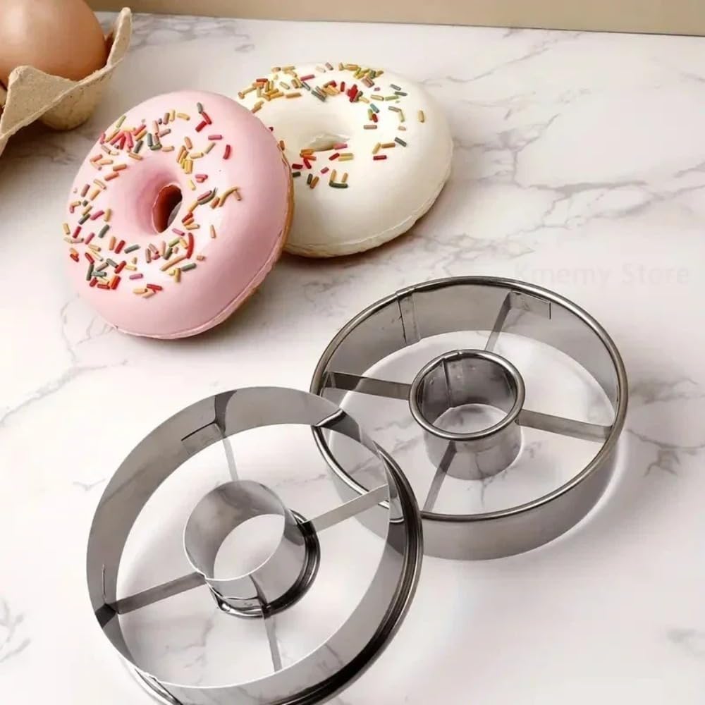 Stainless Steel Donut Mould for Baking Mini Donuts and Cookies