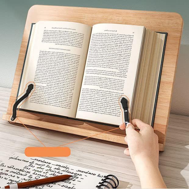 Adjustable Book Stand for Cookbooks Textbooks and Magazines