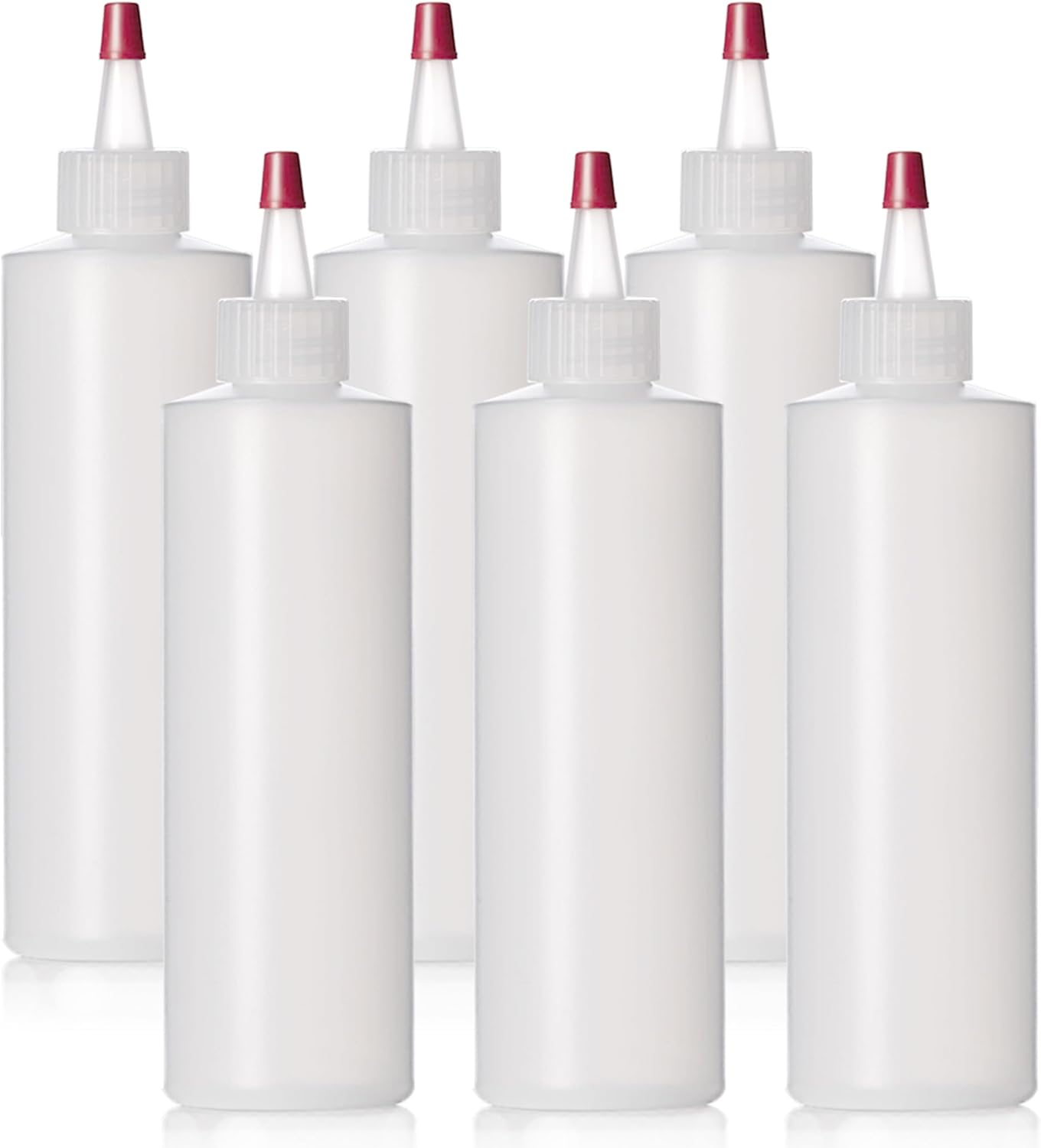 ljdeals 8 oz Squeeze Bottles Pack of 6