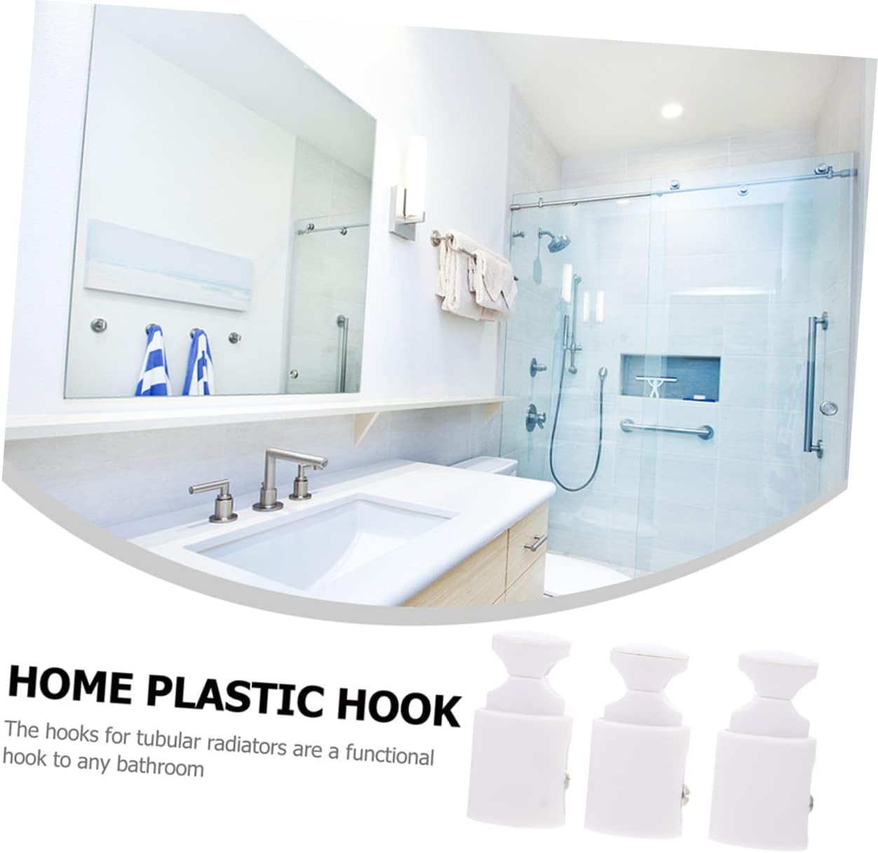PRETYZOOM Space-Saving Towel Radiator Hook 1