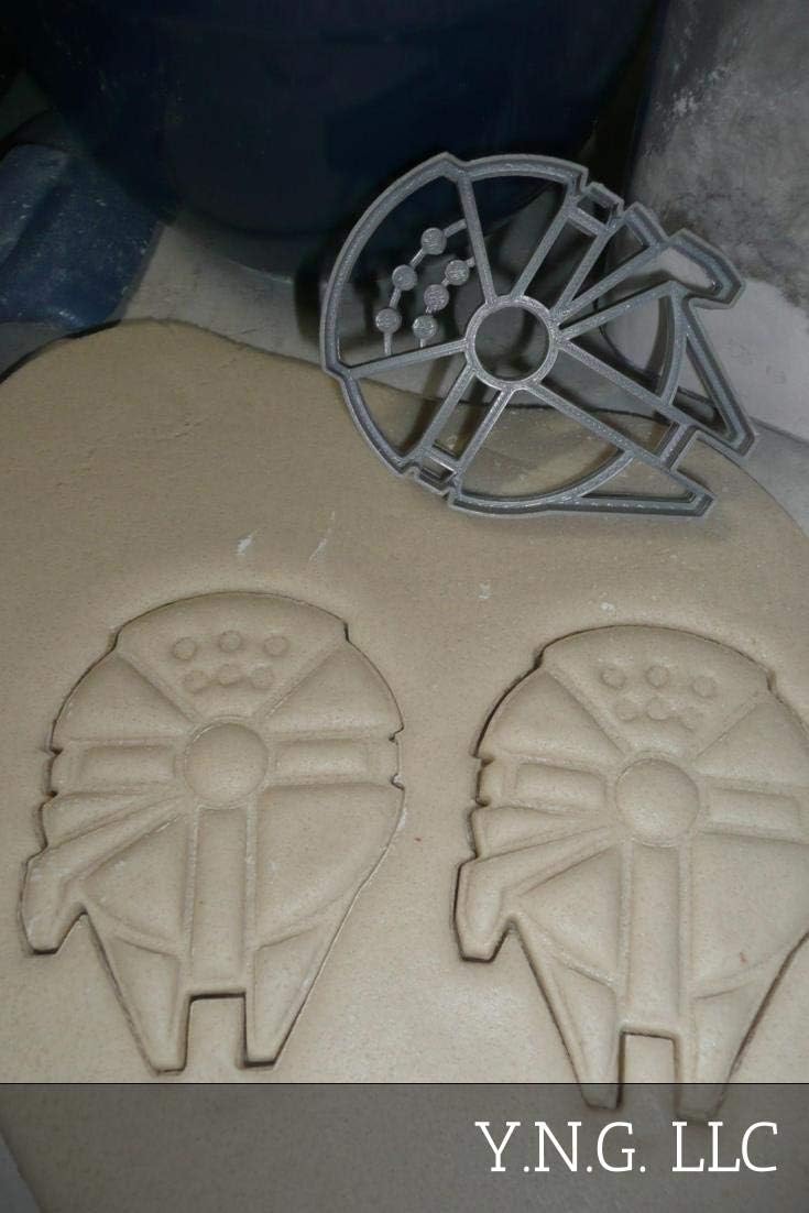Millennium Falcon Cookie Cutter 375 Inch Food-Safe Plastic Made in USA