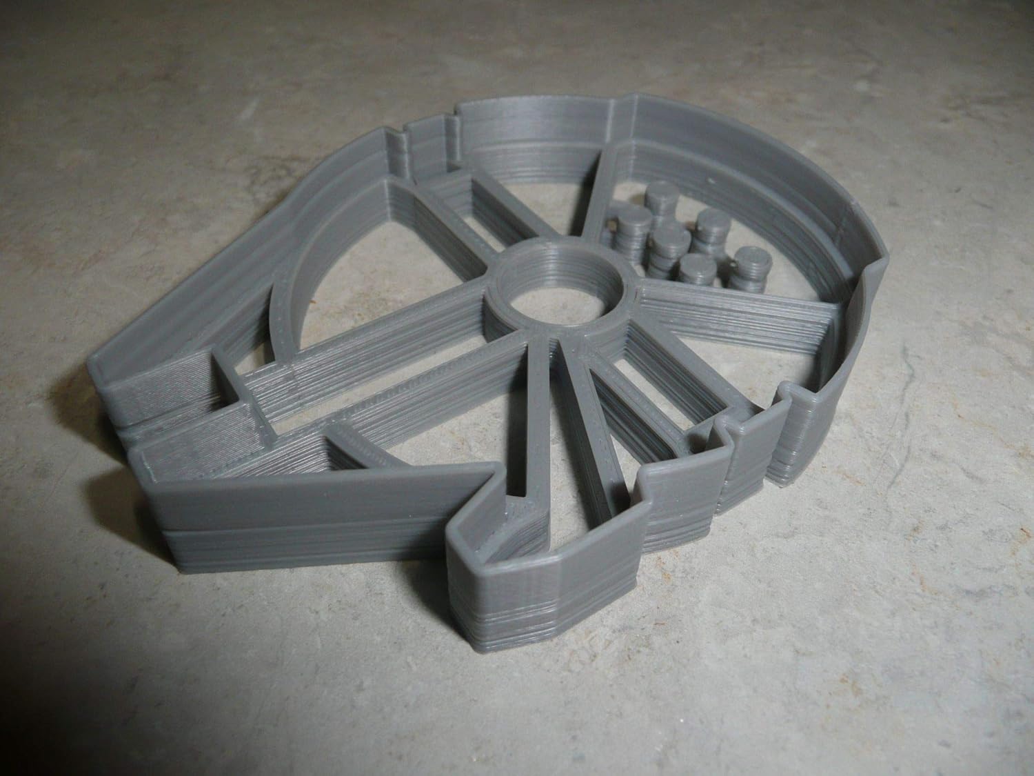 Millennium Falcon Cookie Cutter 375 Inch Food-Safe Plastic Made in USA