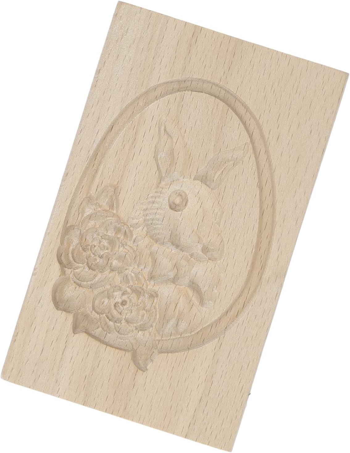 ZJchao Wooden Cookie Cutter with Beautiful Patterns