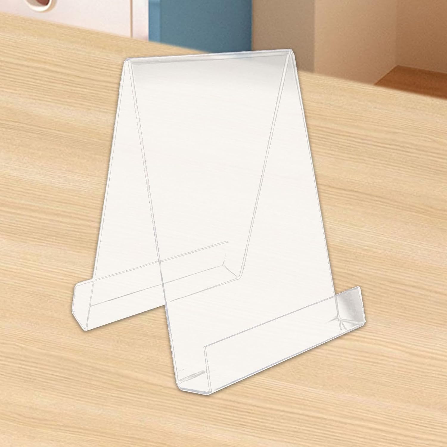 Acrylic Book Stand for Cookbooks Comics and Brochures