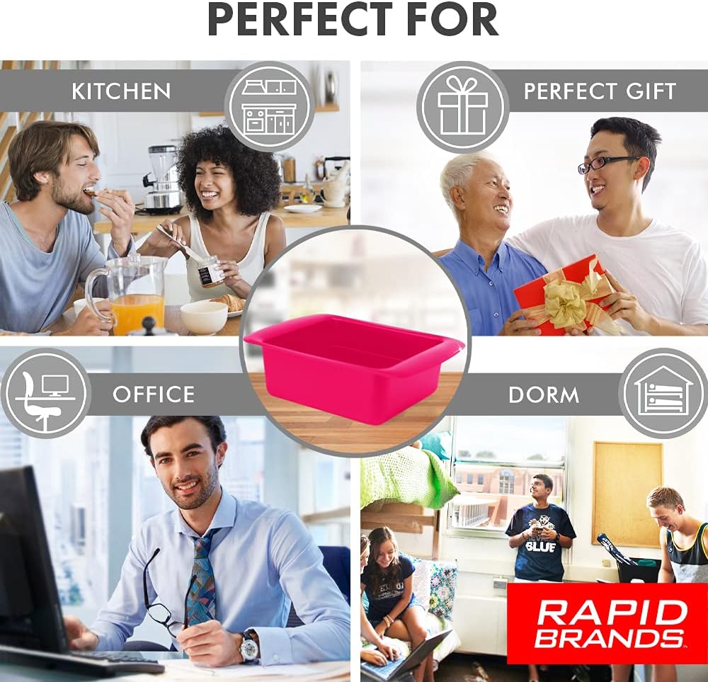 Rapid Ramen Cooker - Microwavable BPA Free Bright Red