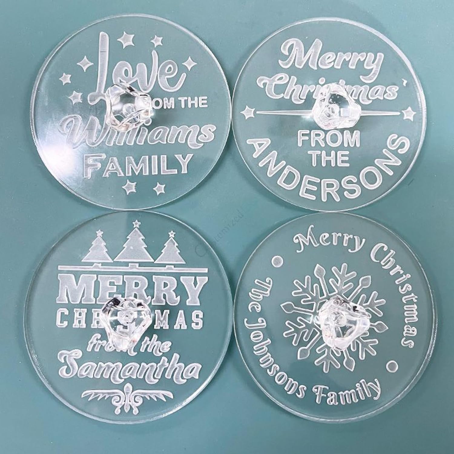 2023 Custom Family Name Cookie Stamp Set