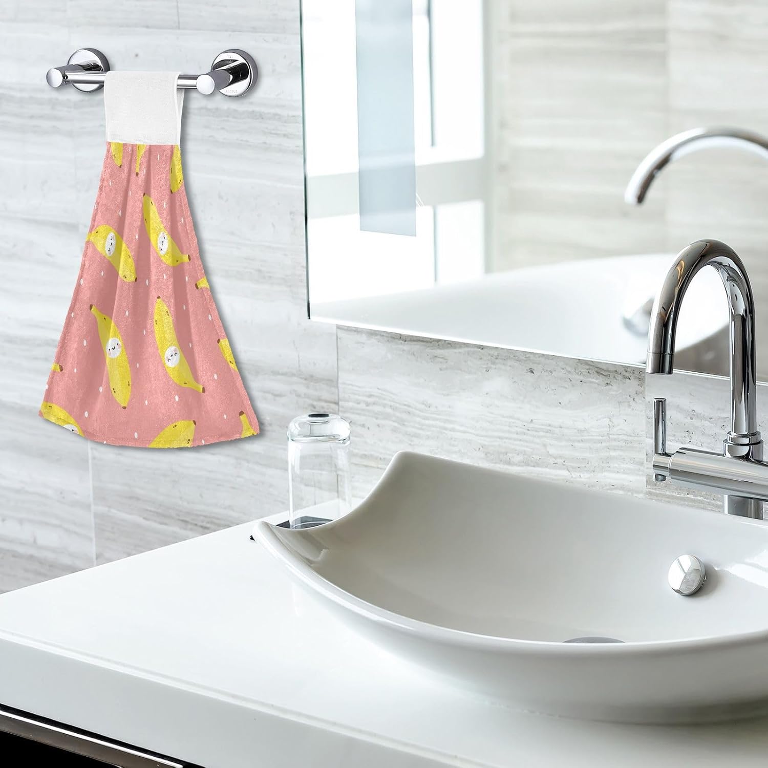 Cute Banana Pattern Kitchen Towels 2 Pieces