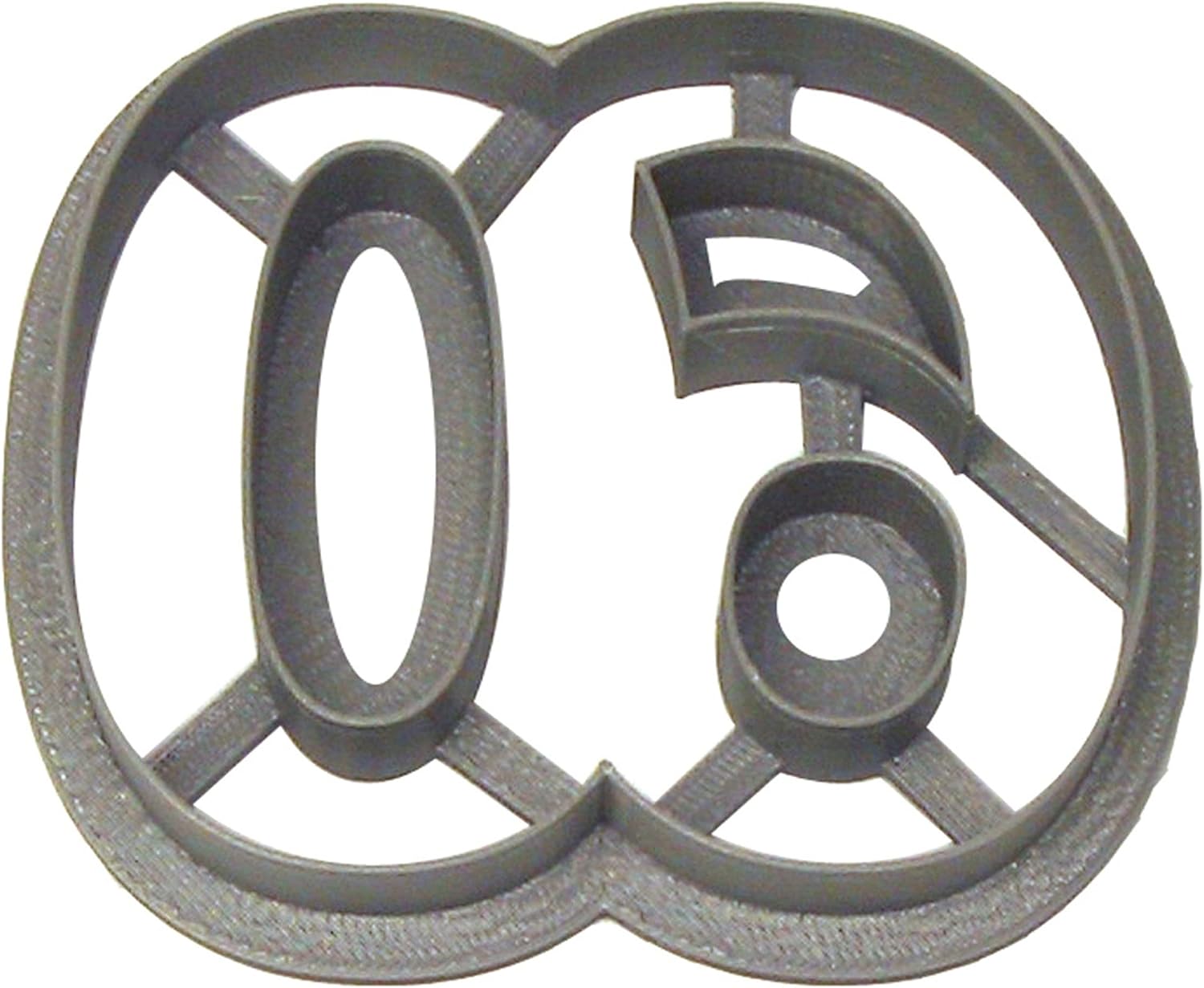 Foose Brand Number 60 Cookie Cutter 375 Inch - Durable Unique