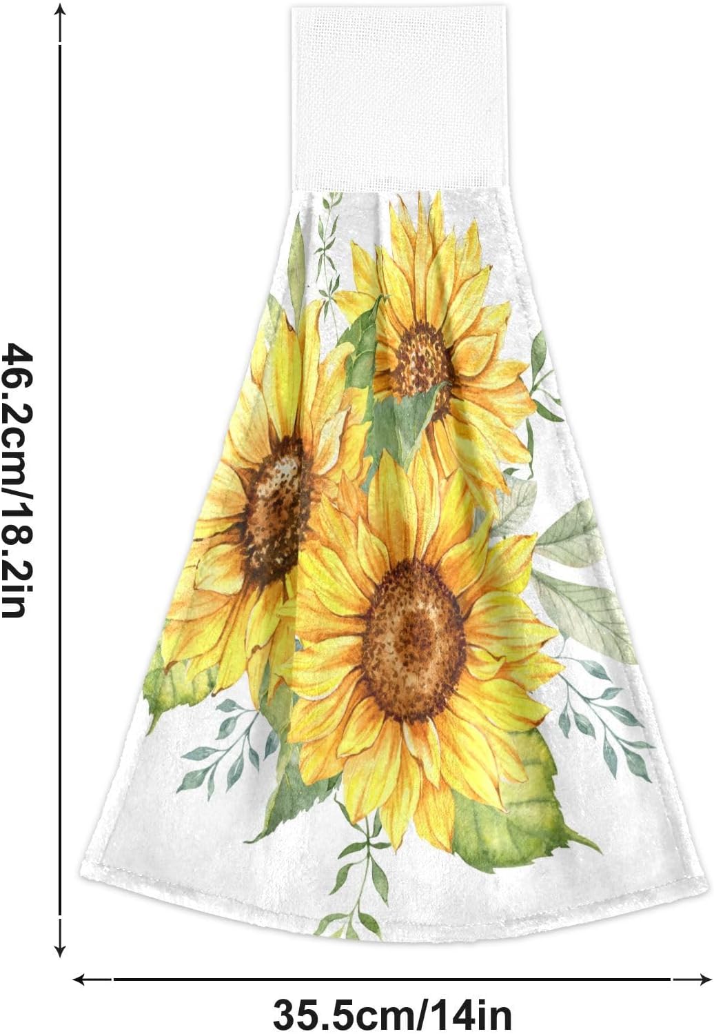 OTVEE Sunflower Bouquets Kitchen Towels 2 Pieces 1
