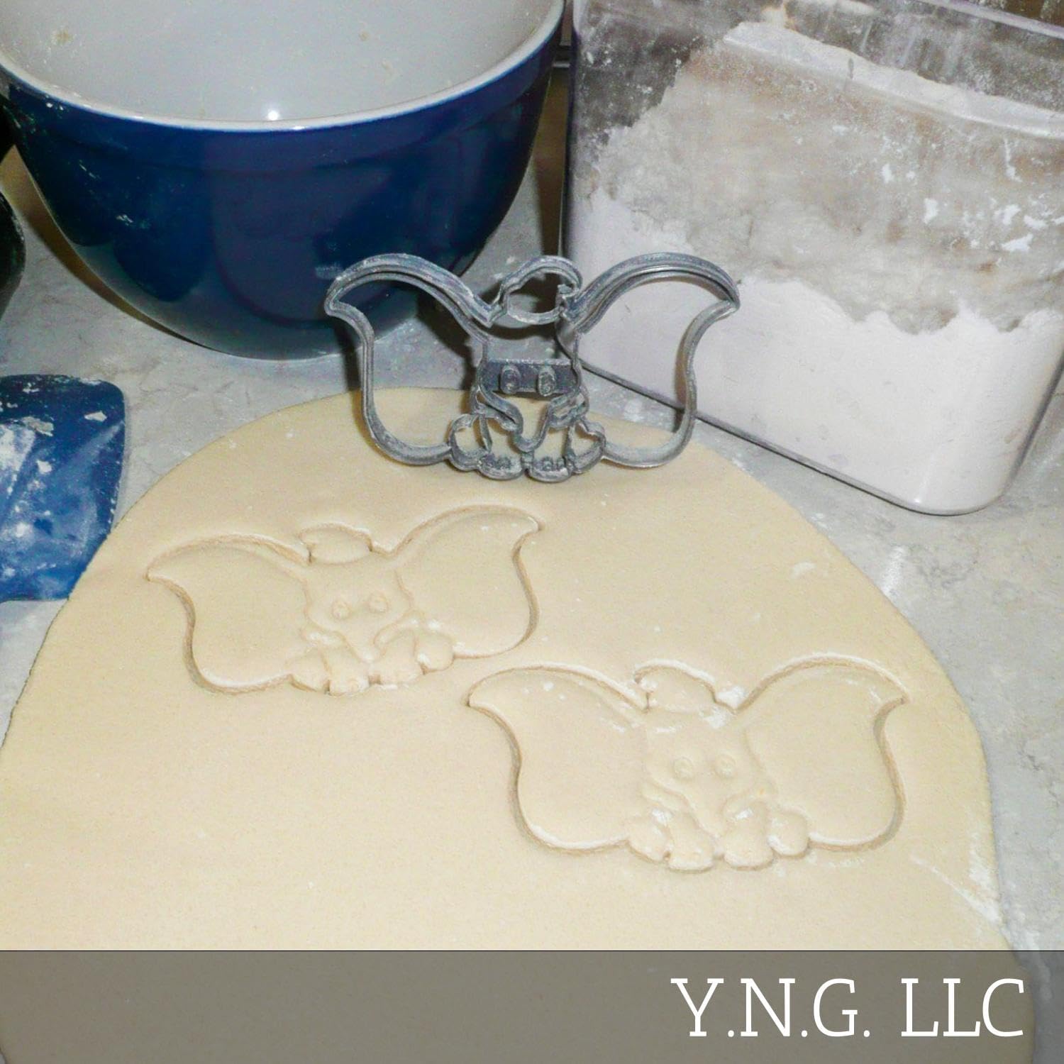 YNGLLC Dumbo Circus Elephant Cookie Cutter Made in USA