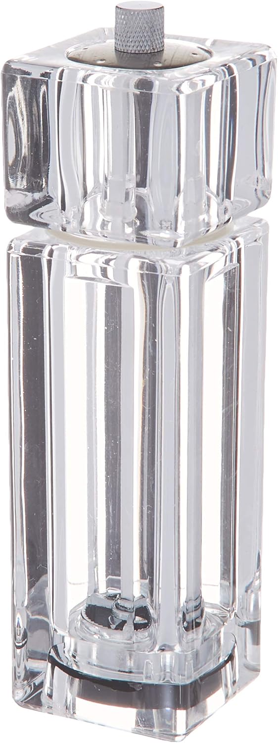 Winco WPMP-6 Pepper Mill Salt Shaker Clear Acrylic 6-Inch