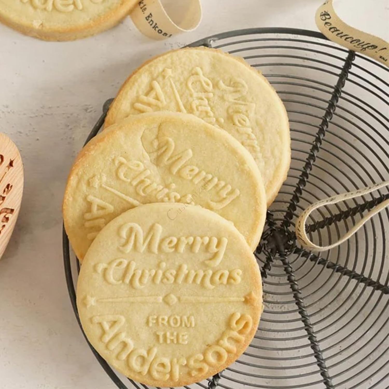 2023 Custom Family Name Cookie Stamp Set