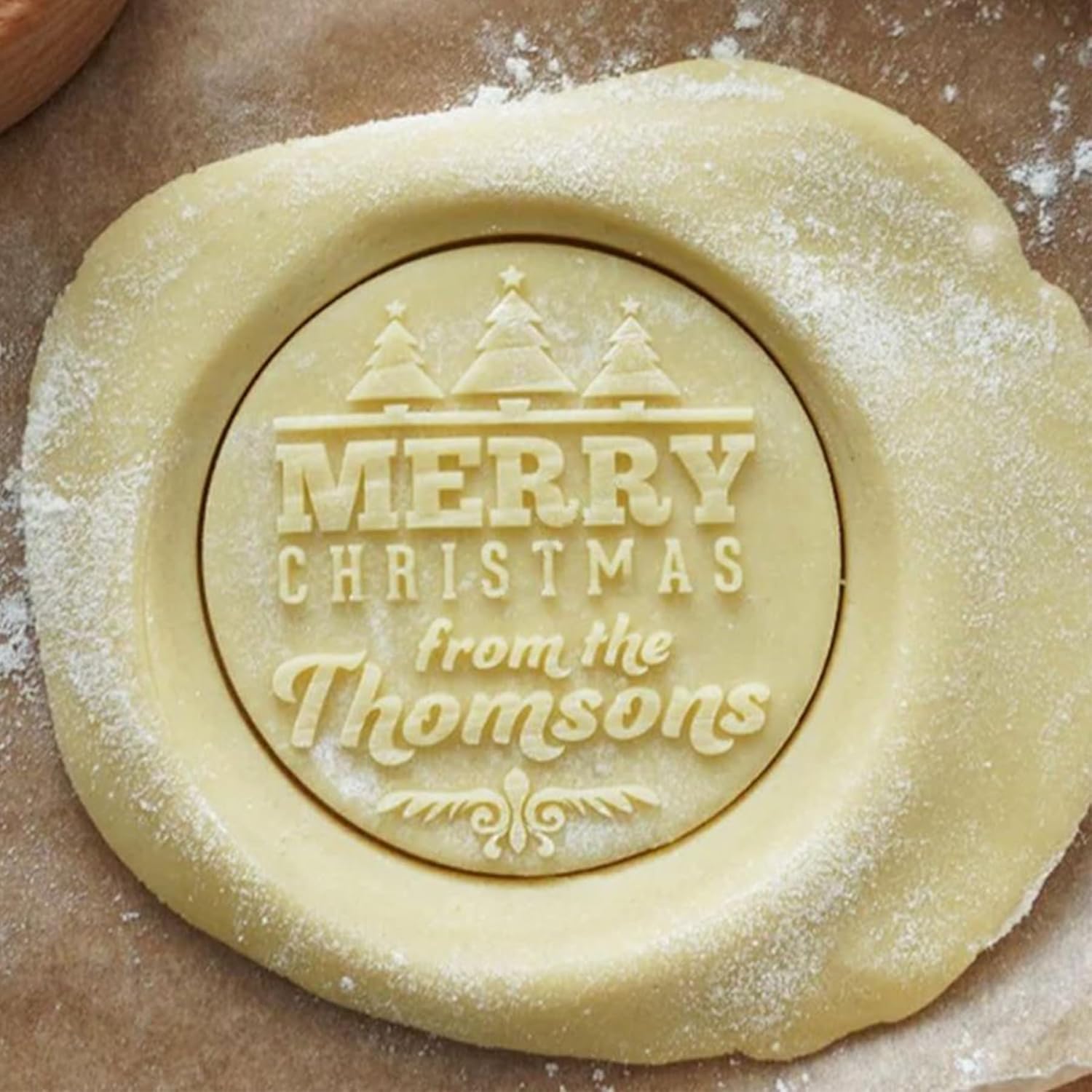 2023 Custom Family Name Cookie Stamp Set