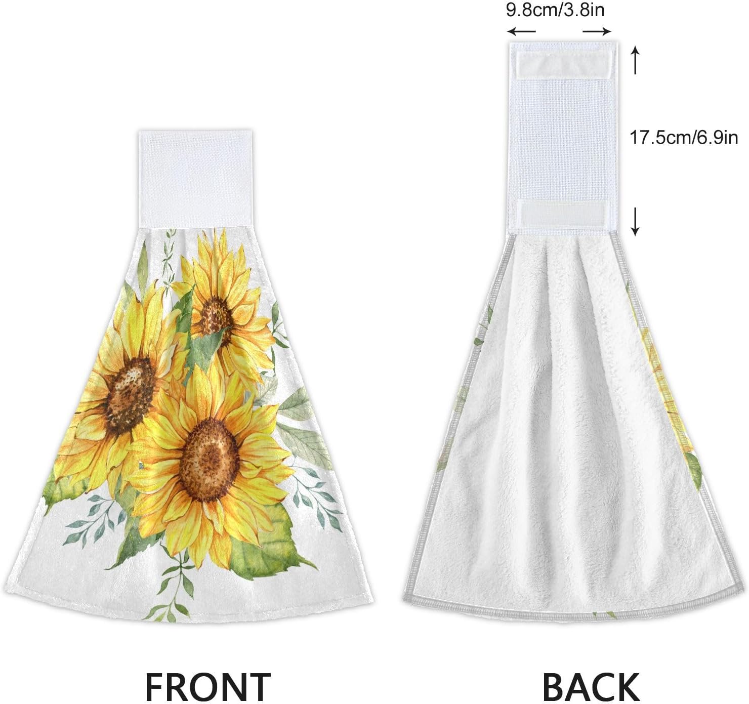 OTVEE Sunflower Bouquets Kitchen Towels 2 Pieces 1