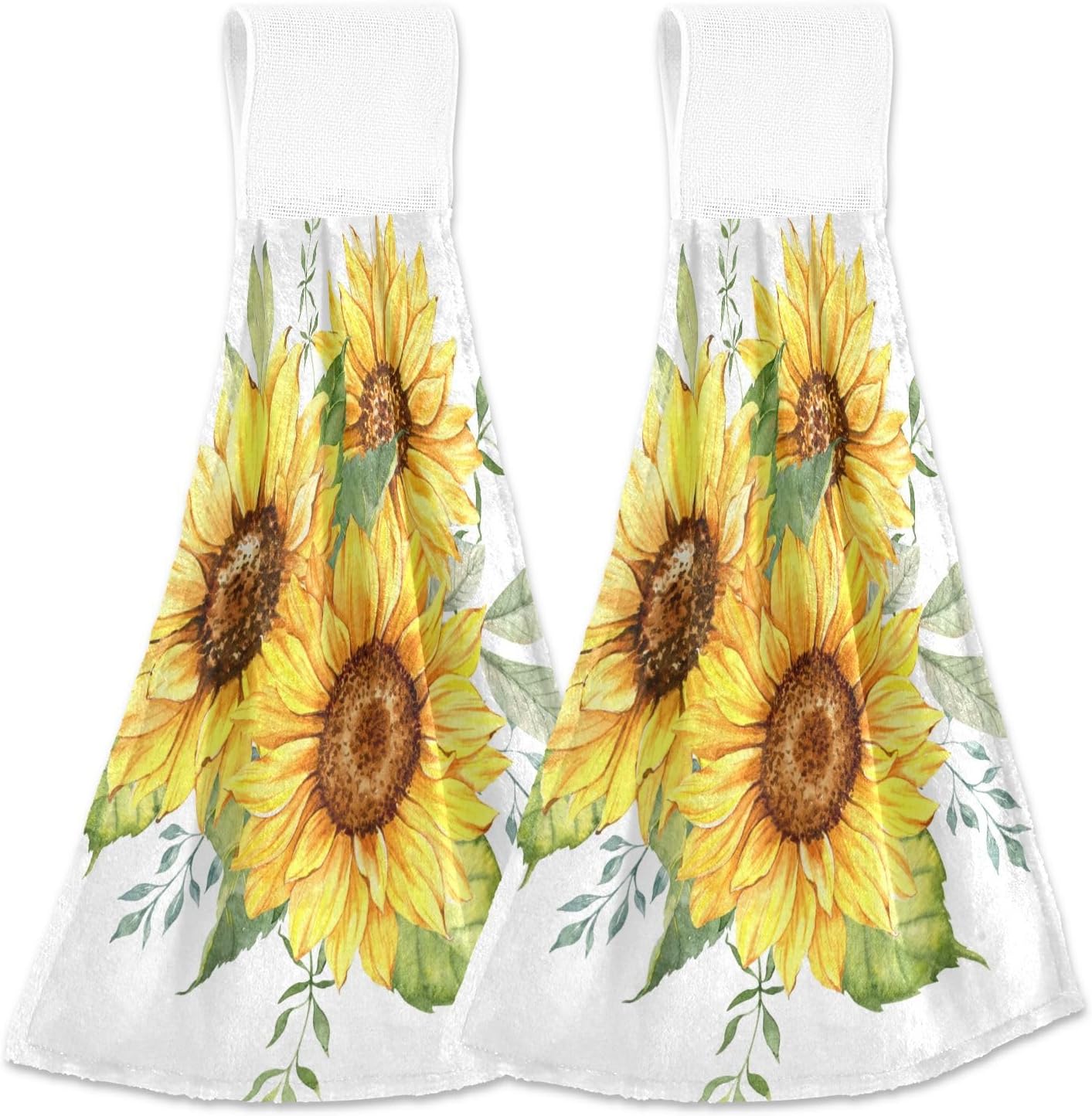 OTVEE Sunflower Bouquets Kitchen Towels 2 Pieces 1