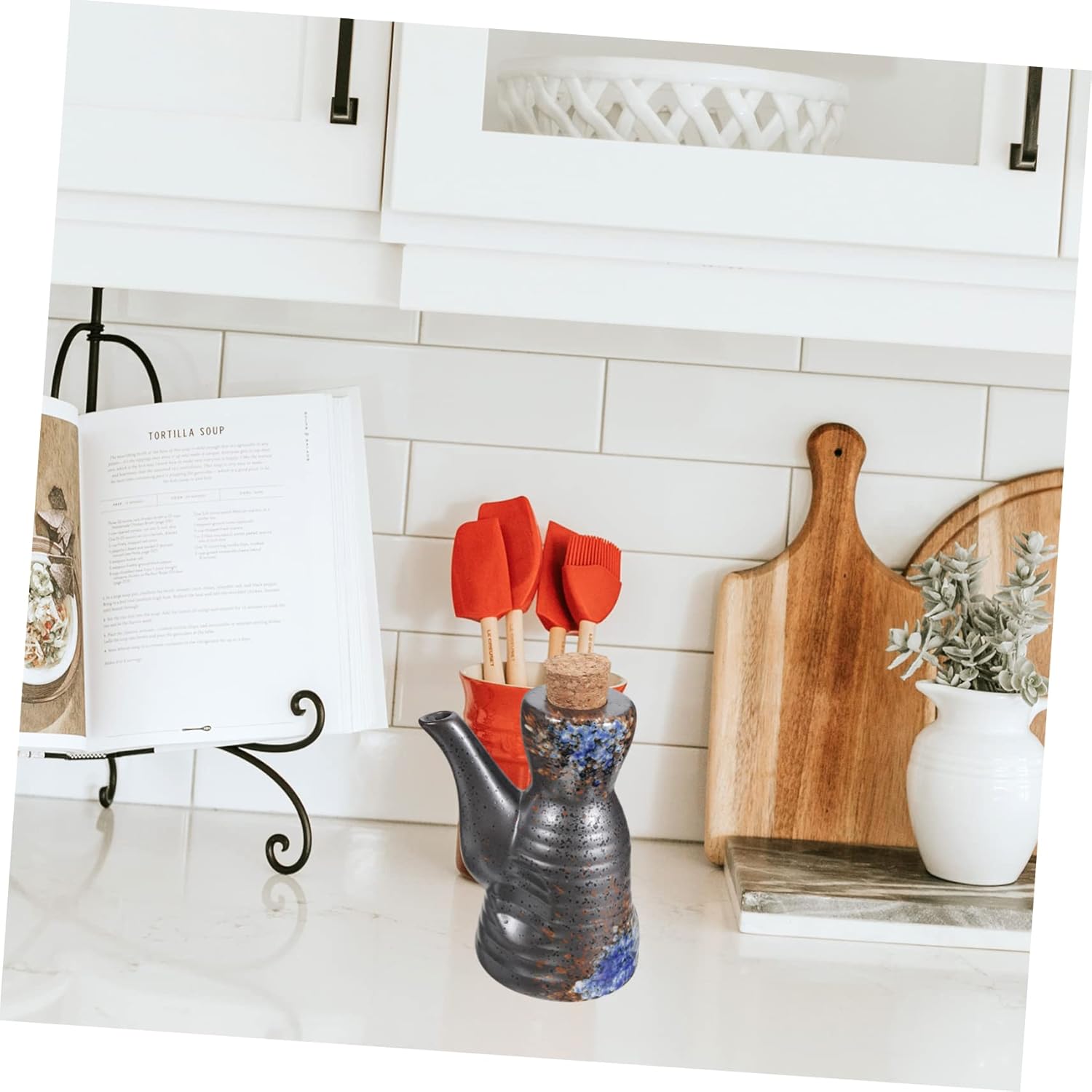 Zerodeko Ceramic Condiment Bottle for Soy Sauce and Vinegar 1