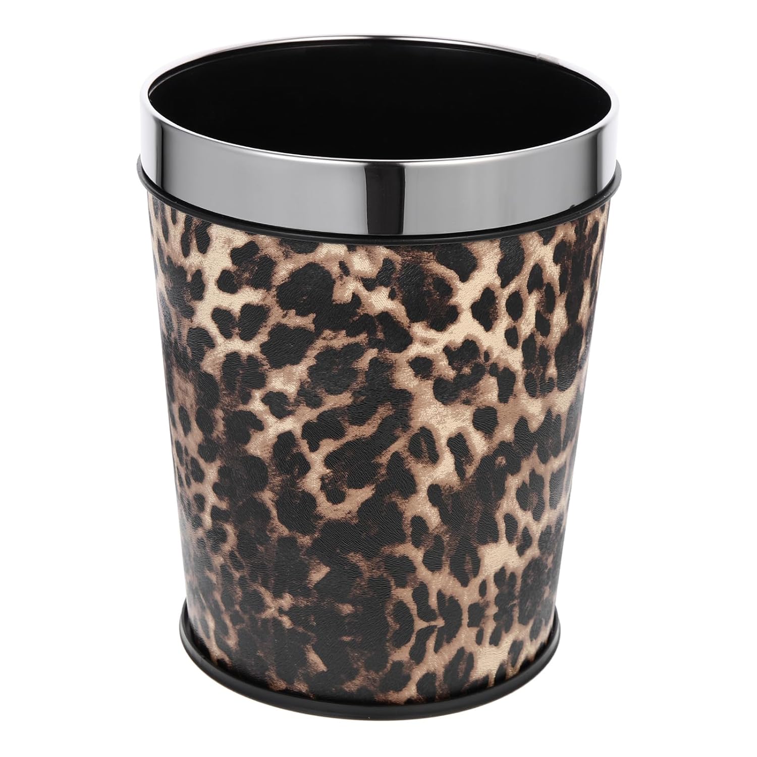 COHEALI 5L Metal Trash Can with Fixed Bag Ring