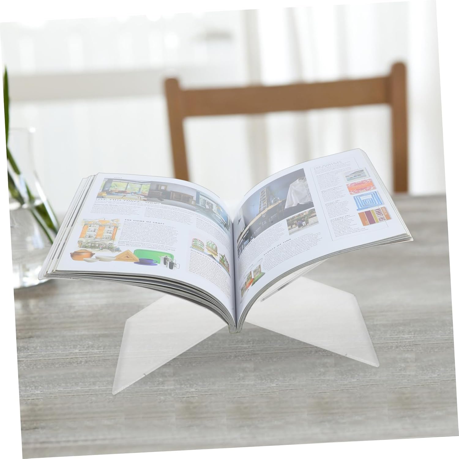 DIYEAH 1 Set Acrylic Cookbook Display Stand