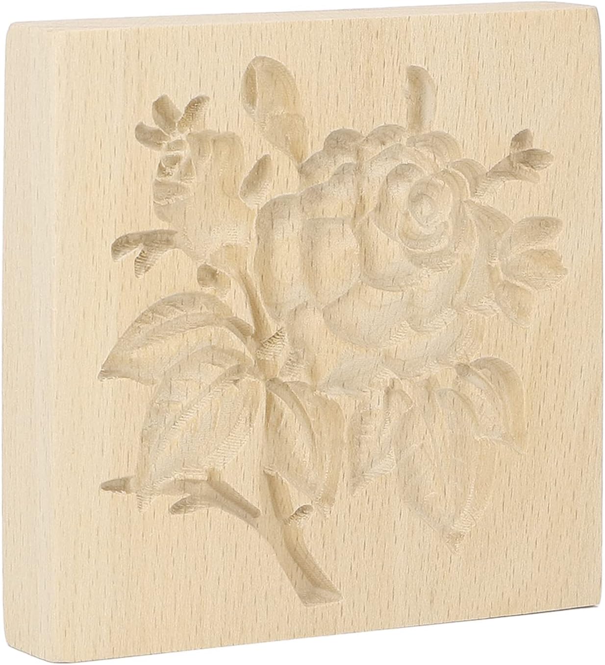 Beechwood Cookie Press Stamp for Baking and Crafting