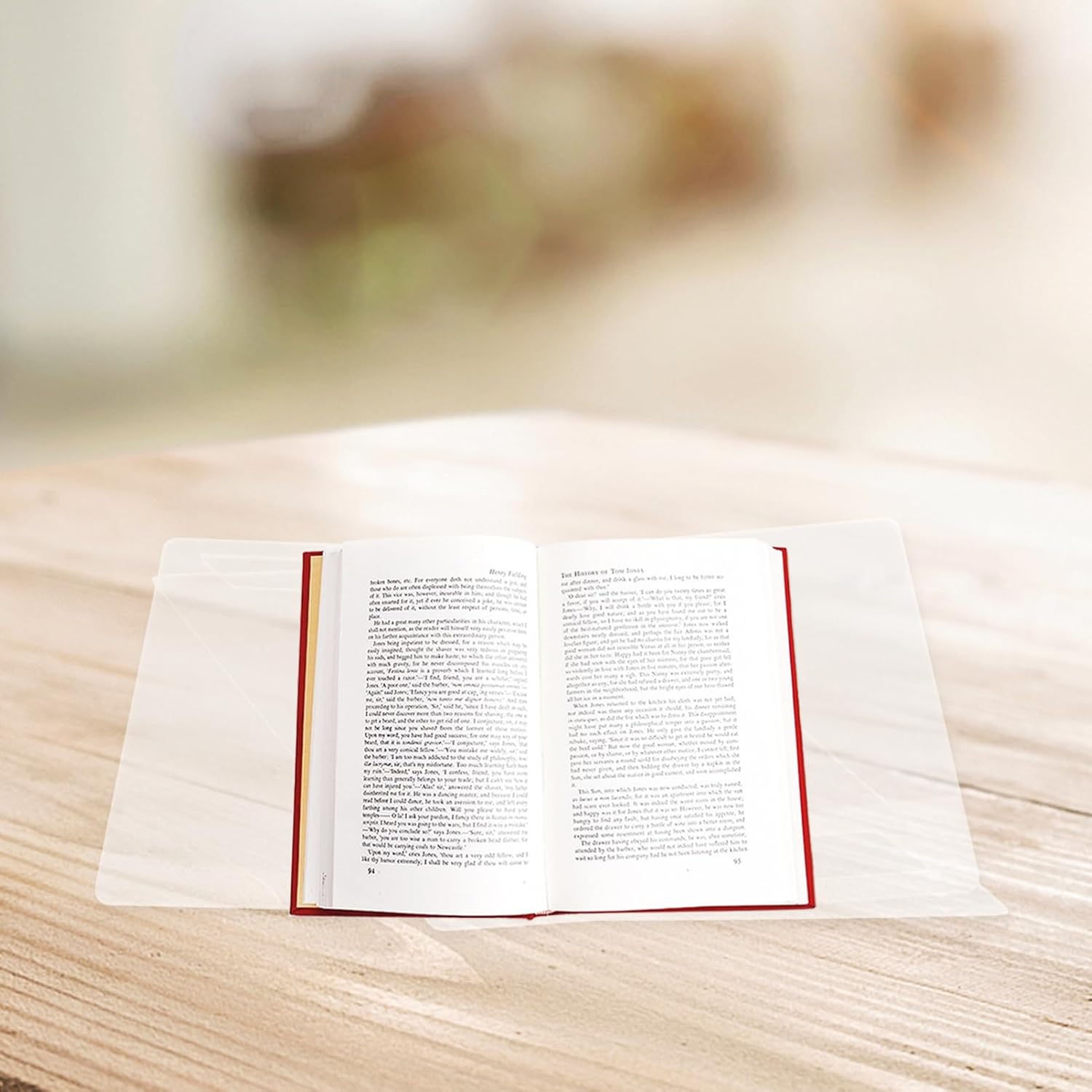 HOODANCOS Acrylic Bookshelf Stand for Cookbooks