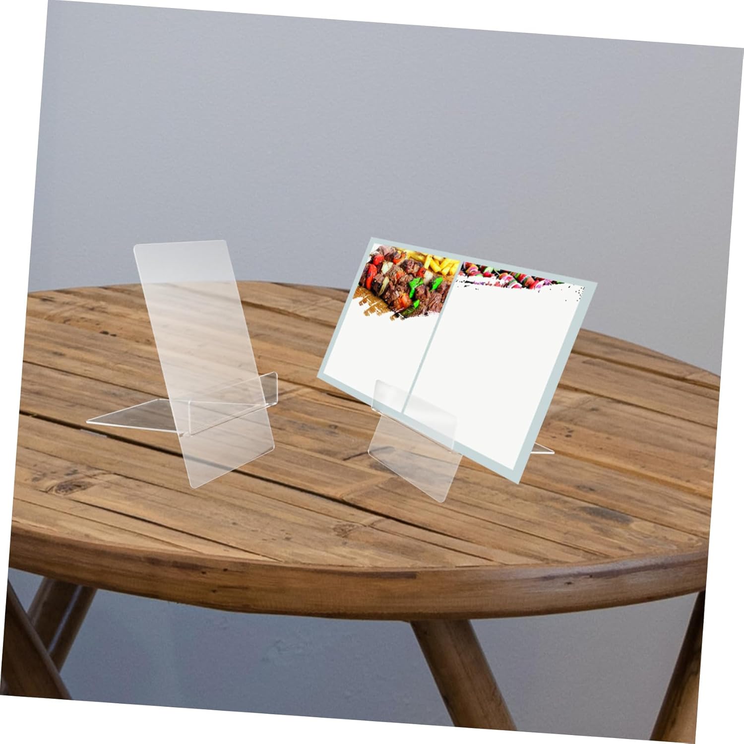 Zerodeko Practical Acrylic Reading Stand for Kitchen and Home