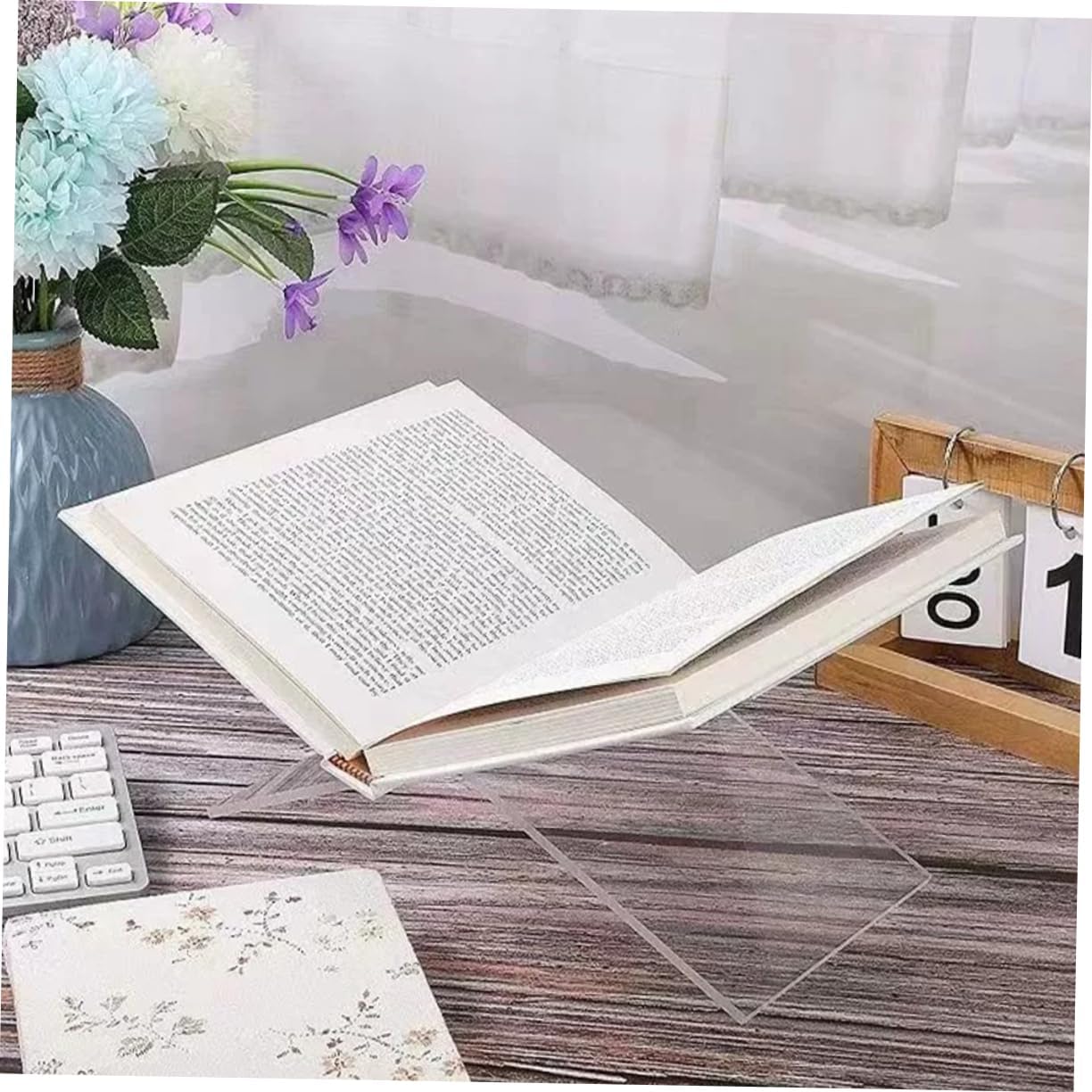 Acrylic Recipe Book Stand for Kitchen Counter