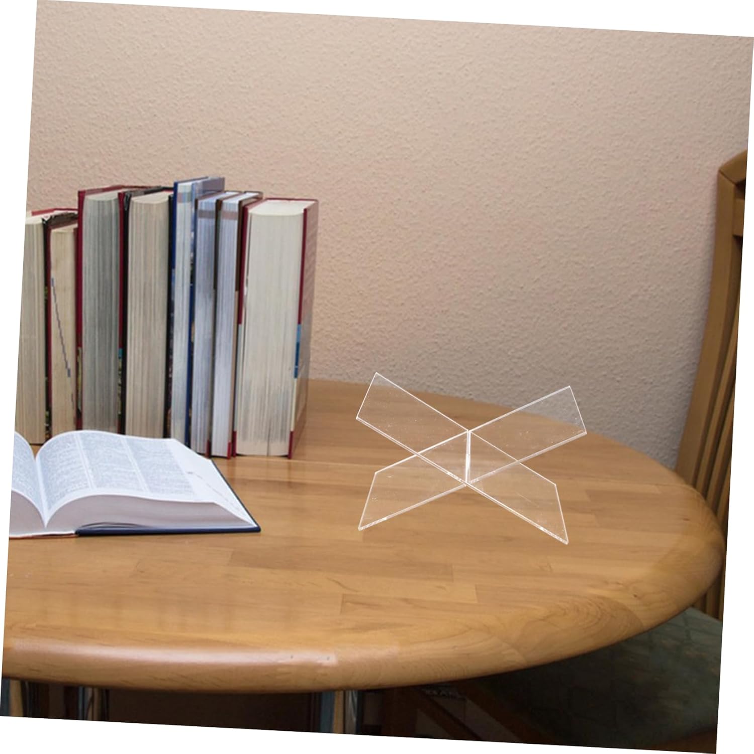 Cabilock Acrylic Cookbook Stand Kitchen Display Holder