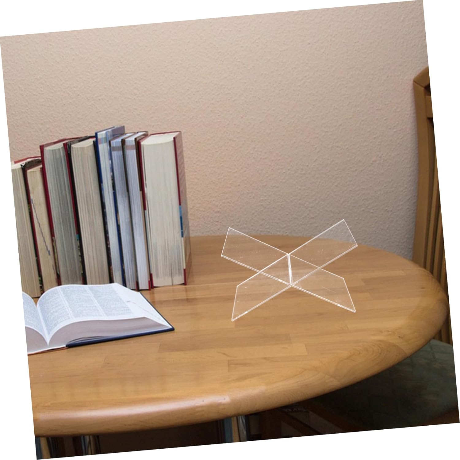DIYEAH 1 Set Acrylic Cookbook Display Stand